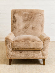 Maddox Chair in Faux Fur Fawn