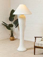 Post Modern Twisted plaster Floor Lamp