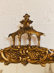 Friedman Brothers Large Gold Pagoda Chinese Chippendale Mirror