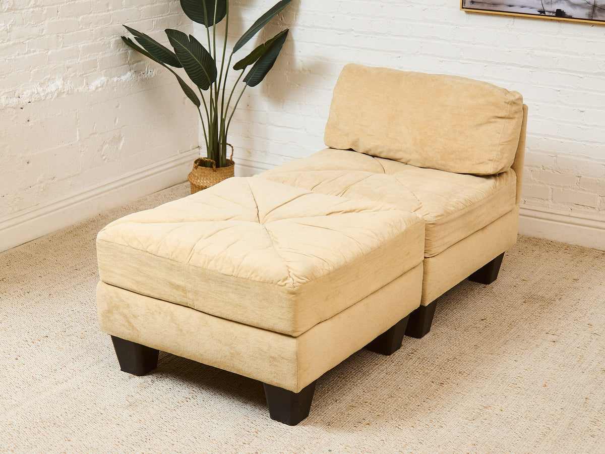 Selig Lounge Playpen Chair and Ottoman