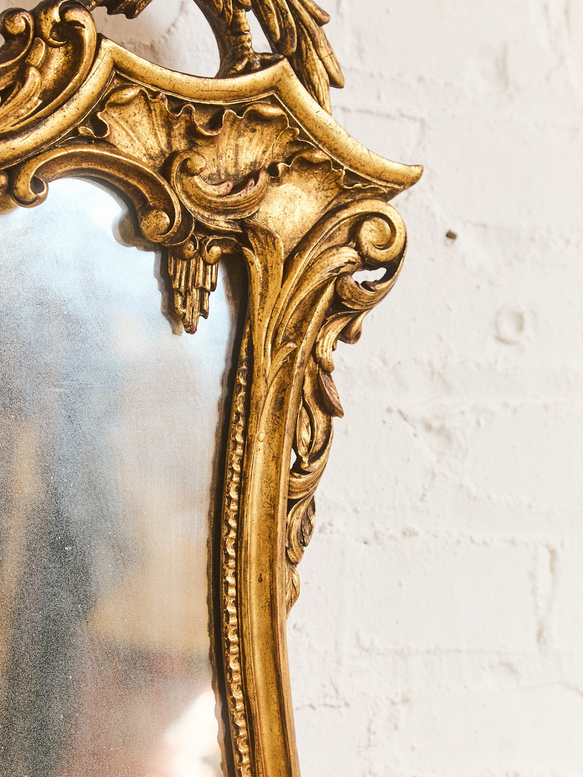 Friedman Brothers Large Gold Pagoda Chinese Chippendale Mirror