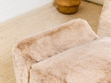 Maddox Chair in Faux Fur Fawn
