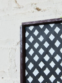 Vintage Abstract Geometric Painting