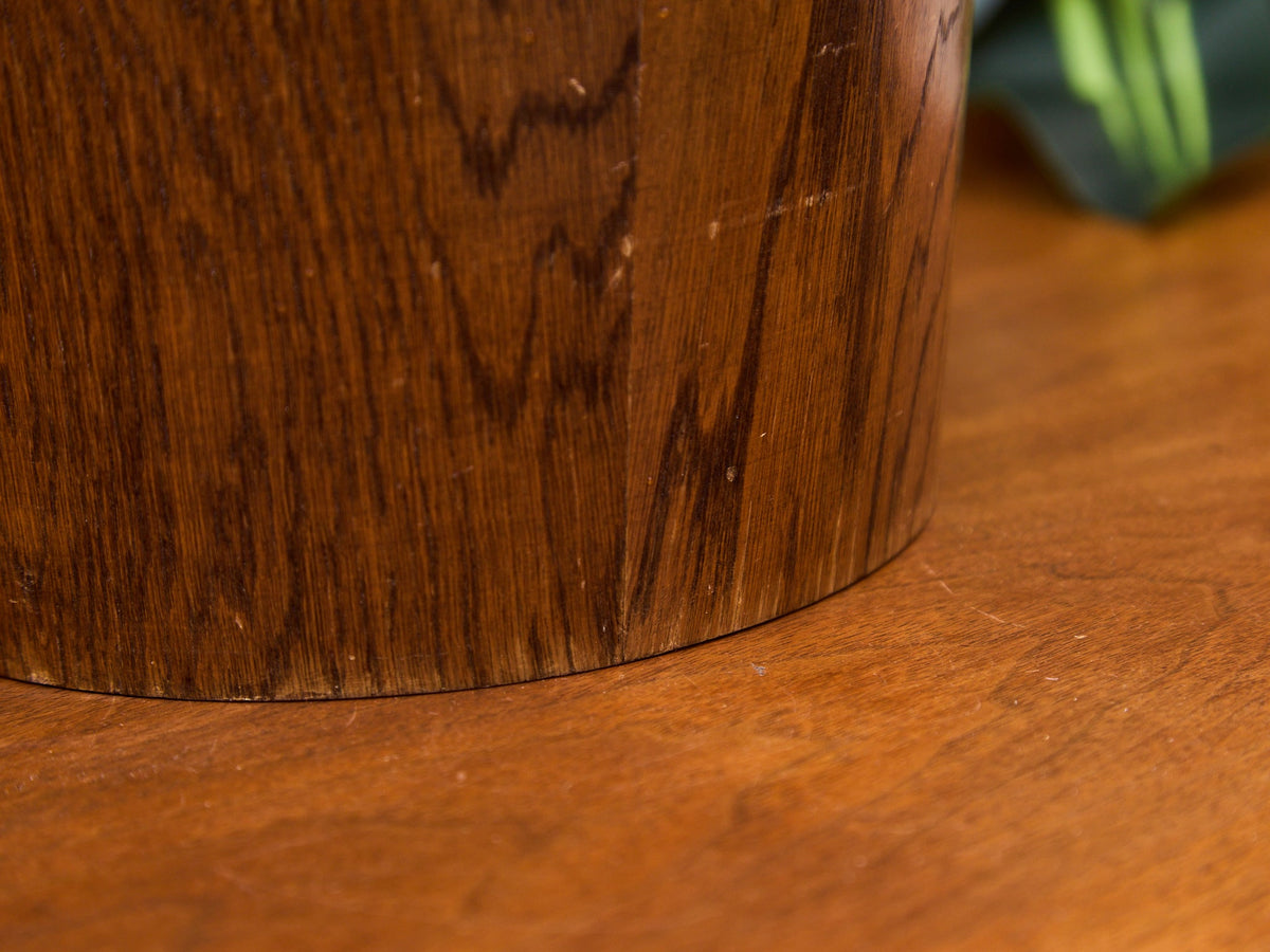 Midcentury Wood Ice Bucket