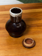 California Pottery in Root Beer Glaze