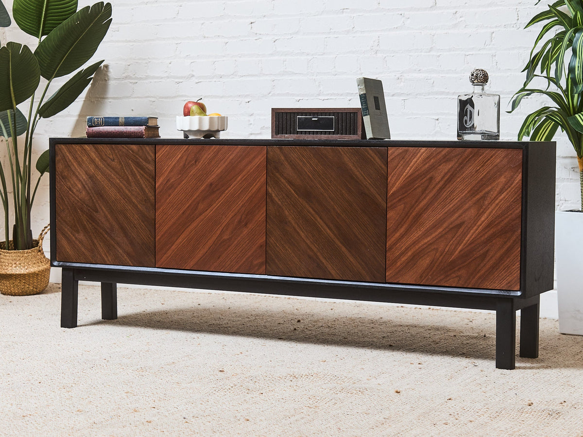 Sloane Walnut Credenza Sideboard