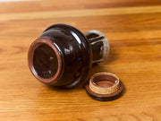 California Pottery in Root Beer Glaze