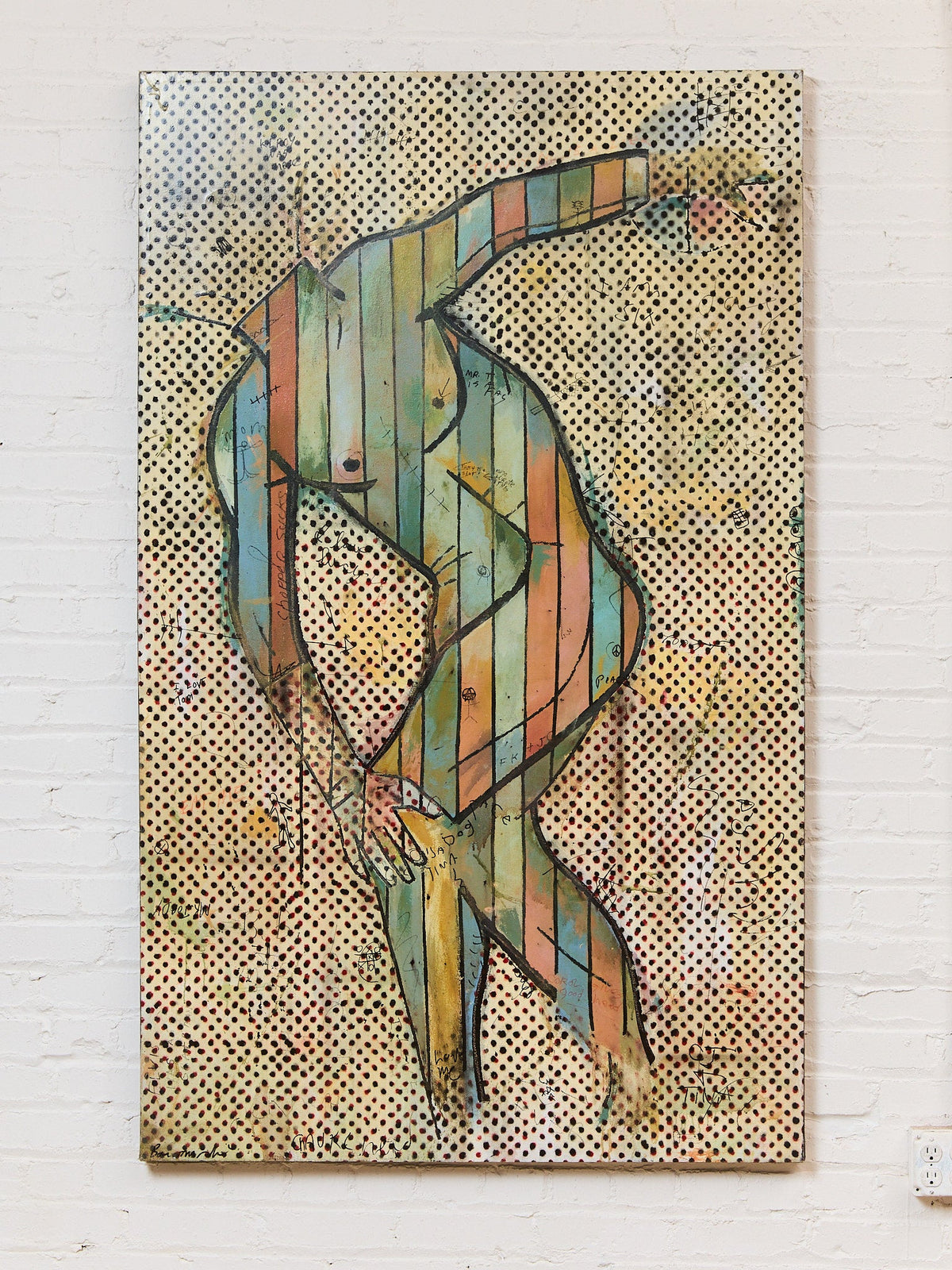 Contemporary Large Masculine Nude by Barminski