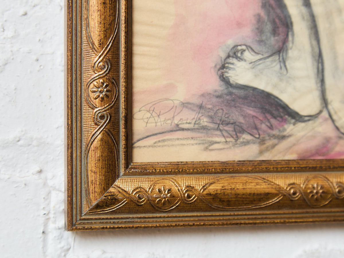 Vintage Female Study by Richardson 1978