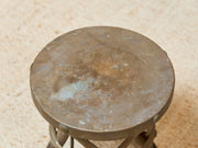 Drum Brass Vintage Table