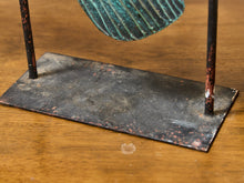 Brutalist Patinated Metal Fish Wall Sculpture 1970s Statement Piece