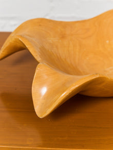 Sculpted Japanese Maple Wood Bowl