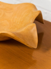 Sculpted Japanese Maple Wood Bowl