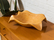 Sculpted Japanese Maple Wood Bowl