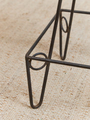 Set of Four Iron Bar Stools by Frederic Weinberg