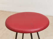 Set of Four Iron Bar Stools by Frederic Weinberg