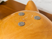 Sculpted Japanese Maple Wood Bowl
