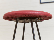 Set of Four Iron Bar Stools by Frederic Weinberg