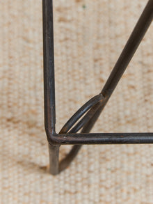Set of Four Iron Bar Stools by Frederic Weinberg