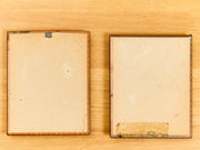Pair of Reverse Painted Ships from the early 1900s
