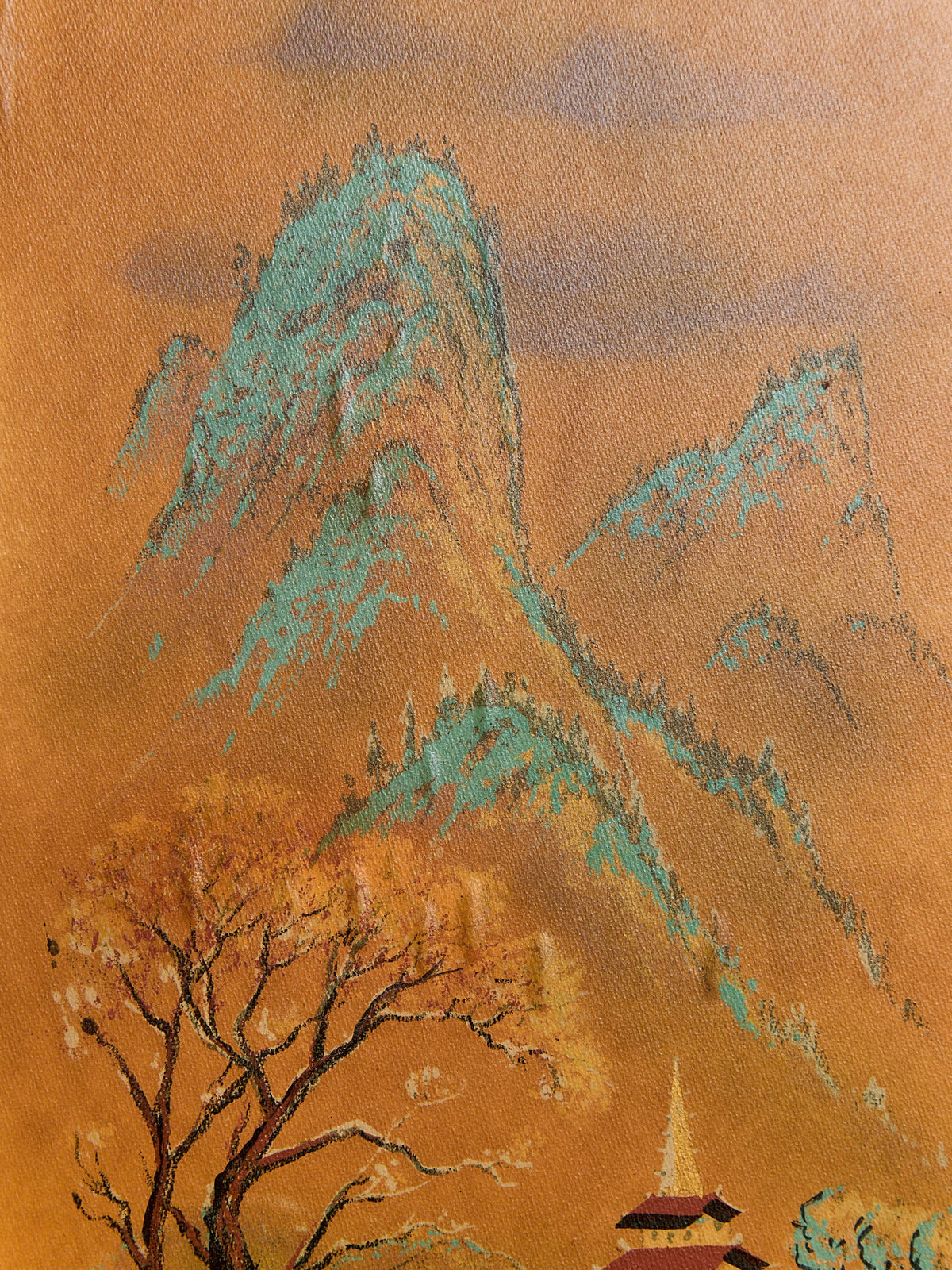 Vintage Asian Scene 1960’s Mid Century