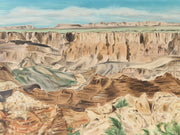 Grand Canyon Vintage Oil Painting