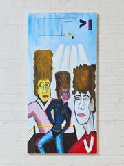 The Wrestlers Painting
