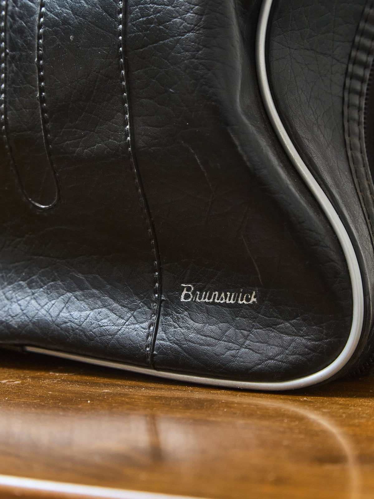 Vintage Brunswick Bowling Ball and Bag