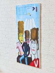 The Wrestlers Painting
