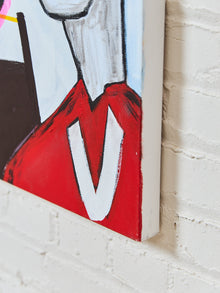 The Wrestlers Painting