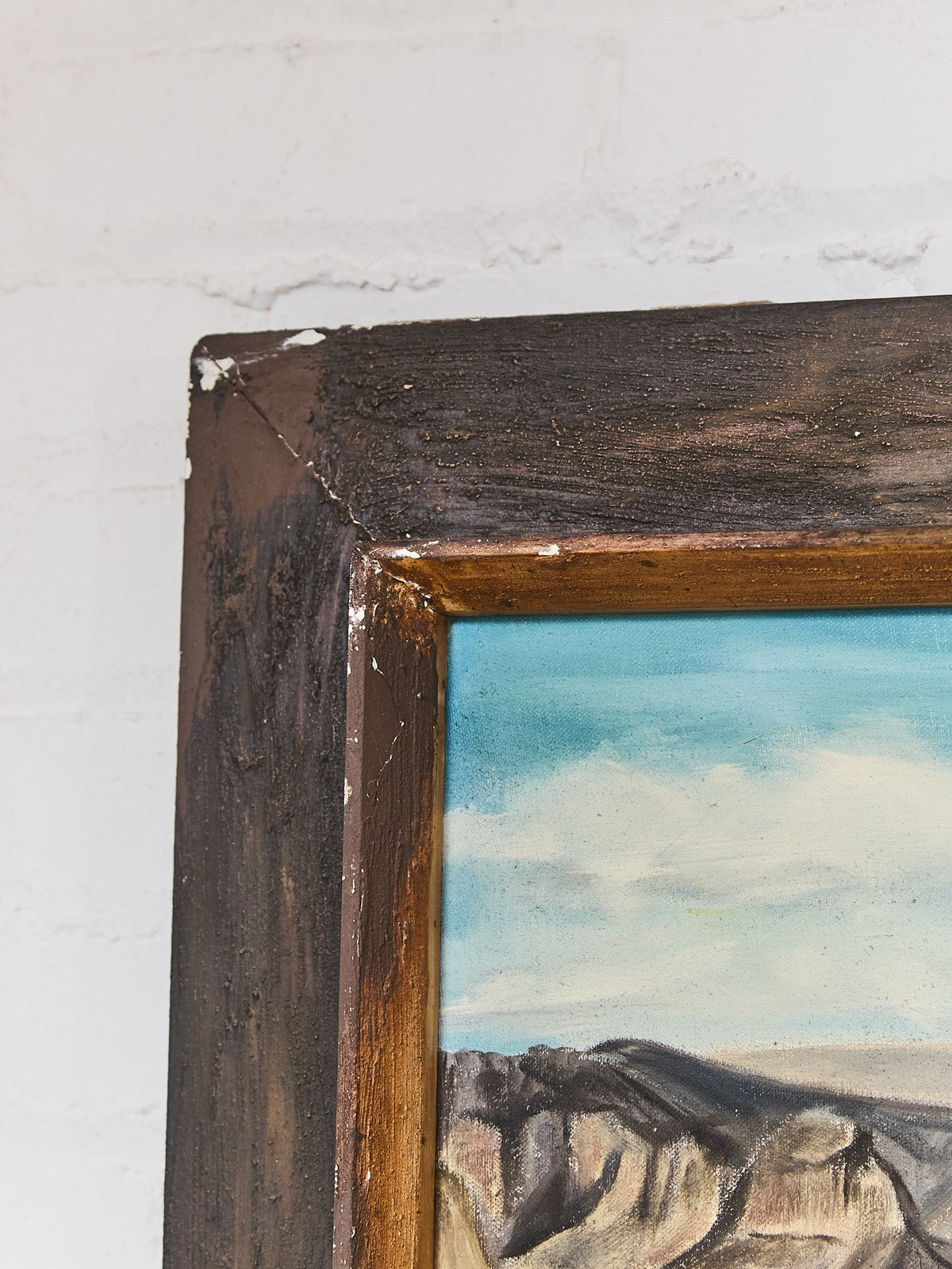 Grand Canyon Vintage Oil Painting