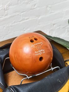 Vintage Brunswick Bowling Ball and Bag