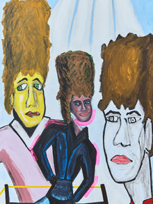The Wrestlers Painting