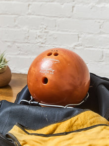 Vintage Brunswick Bowling Ball and Bag