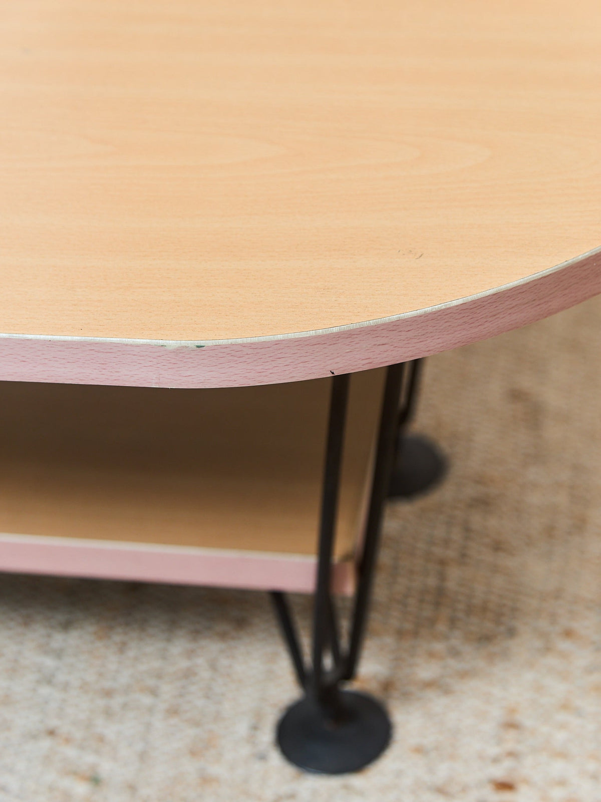 Post Modern Oval Coffee Table