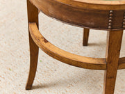 Art Deco Table with Glass Top