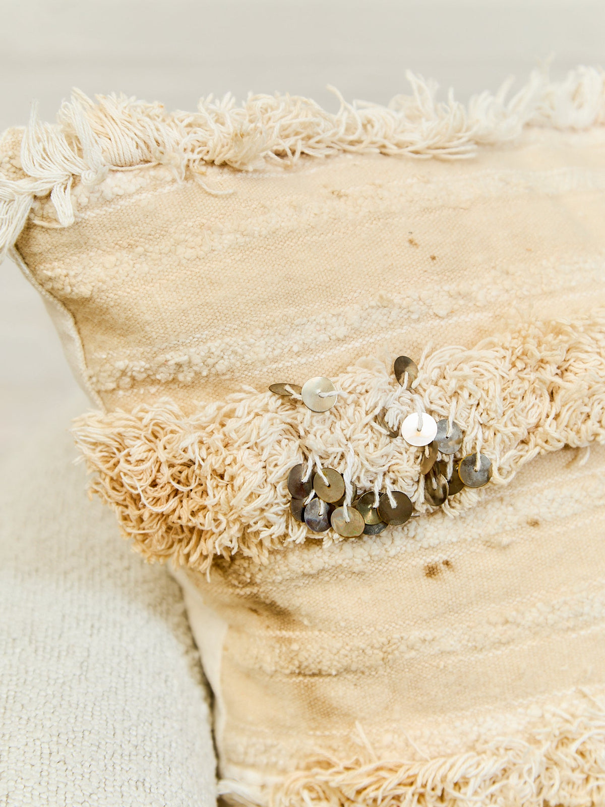 Boho Pillow with Sequin