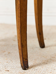 Art Deco Table with Glass Top