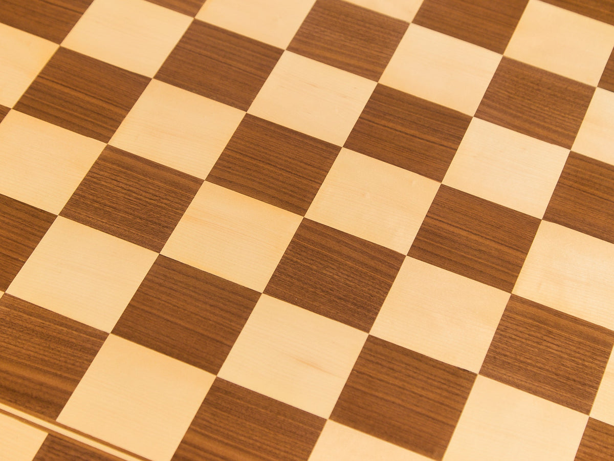 Checker, Blonde and Walnut Dining Table