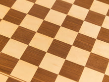 Checker, Blonde and Walnut Dining Table