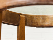 Art Deco Table with Glass Top