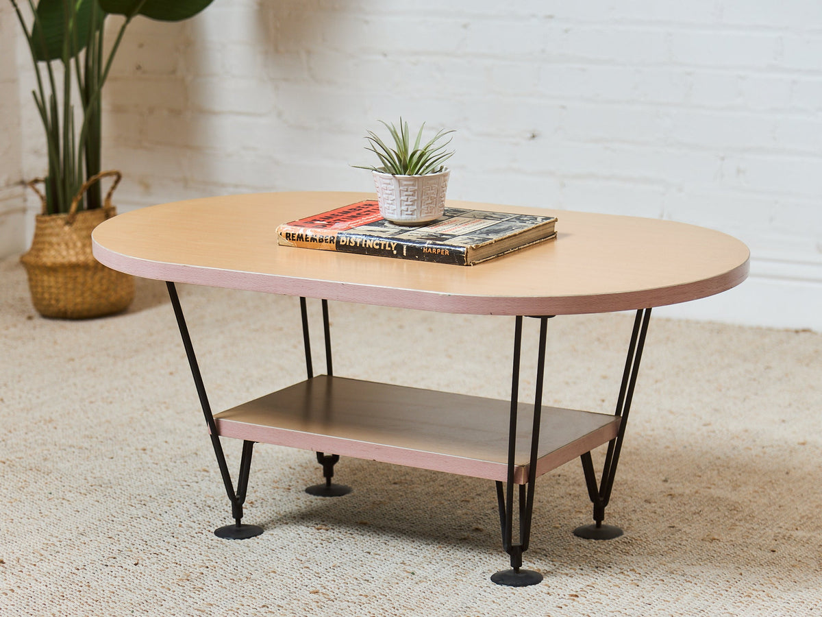Post Modern Oval Coffee Table