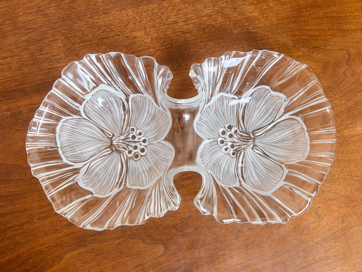 Crystal Hibiscus Tray