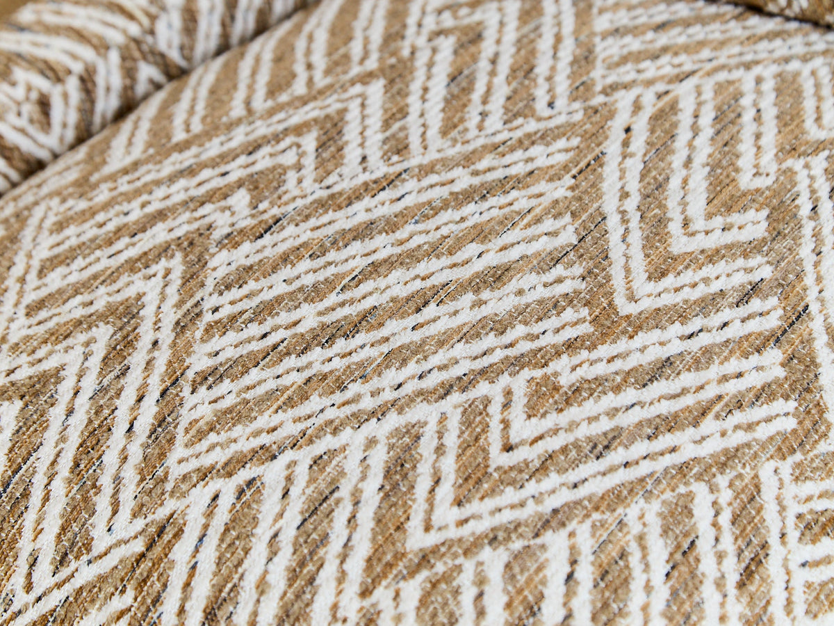 Atlas Swivel Chair in Joplin Burlap