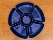 Cobalt Blue Sparkle Snack Tray