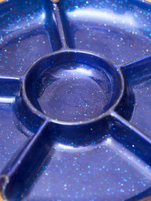 Cobalt Blue Sparkle Snack Tray
