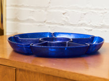 Cobalt Blue Sparkle Snack Tray