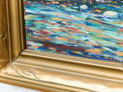 Autumn Reflections Vintage Landscape Painting
