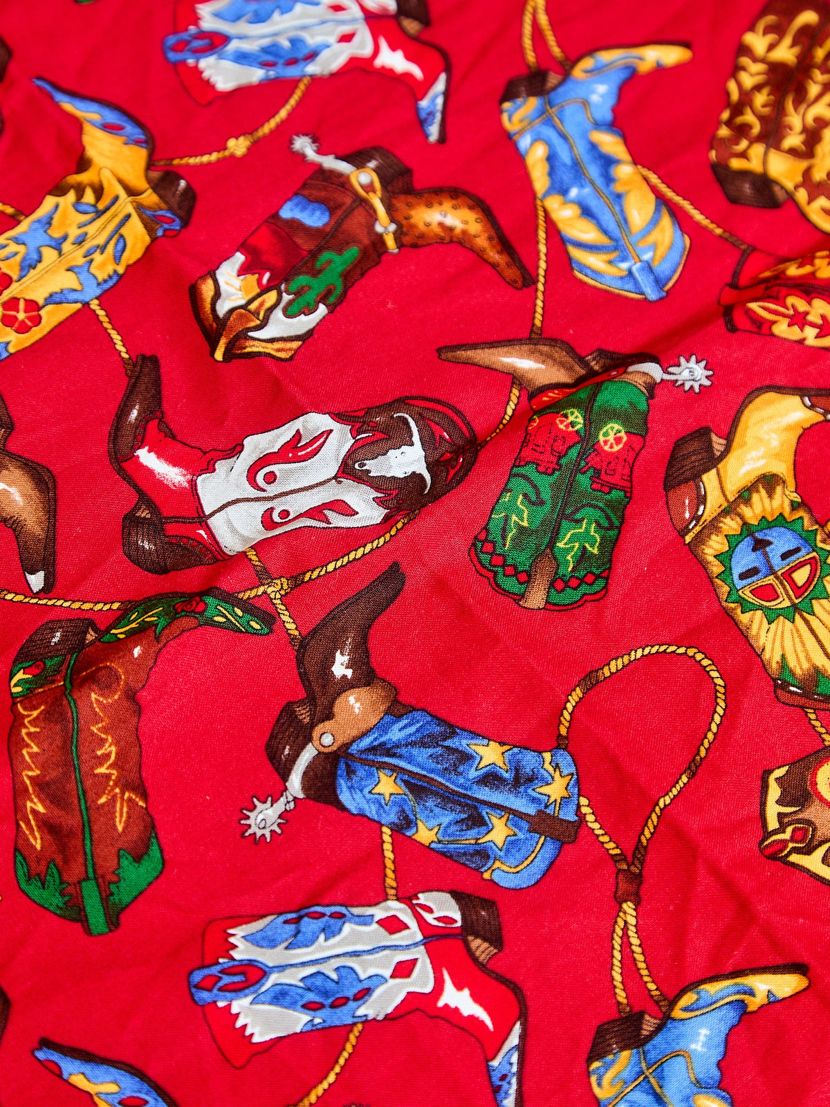 Vintage Red Cowboy Napkins