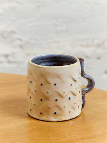 Memphis style design Mug.  Handmade by Artist Steven Portigal